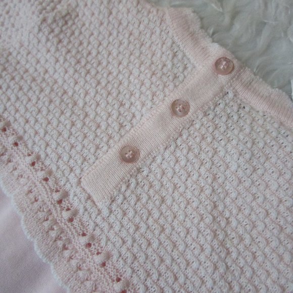"Chant De Joie" Beautiful Baby Girl Pink Romper/Stretchie/Outfit 3-6 Months NWT - Picture 11 of 12